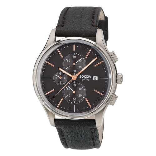 Наручные часы кварцевые мужские Boccia Titanium 3756 в Black Star Wear