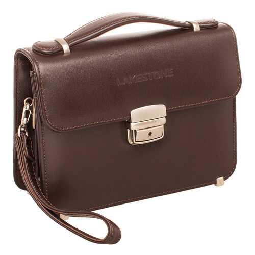 Барсетка мужская кожаная Lakestone 932011 коричневая в Black Star Wear