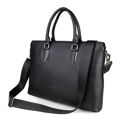 Сумка мужская кожаная Кошелькофф 7274BK черная в Black Star Wear
