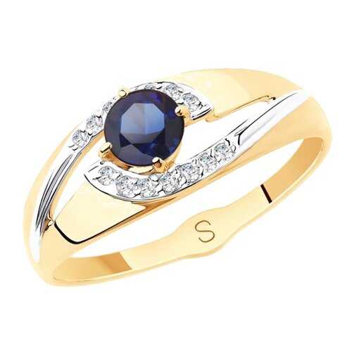 Кольцо женское SOKOLOV из золота 715565 р.17.5 в Black Star Wear