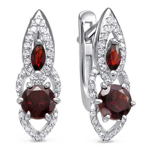 Серьги АЛЬКОР SILVER 02-0268 в Black Star Wear