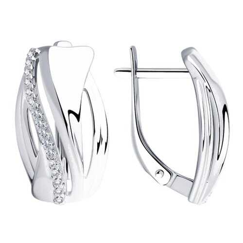 Серьги SOKOLOV из серебра с фианитами 94023297 в Black Star Wear