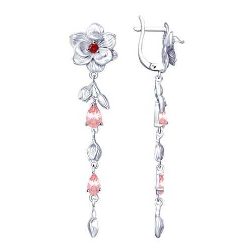 Серьги SOKOLOV из серебра с фианитами 94023321 в Black Star Wear