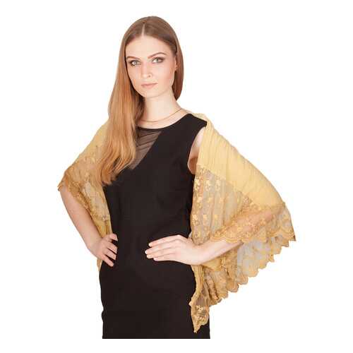 Косынка женская Le Motif Couture K01-6 желтая в Black Star Wear