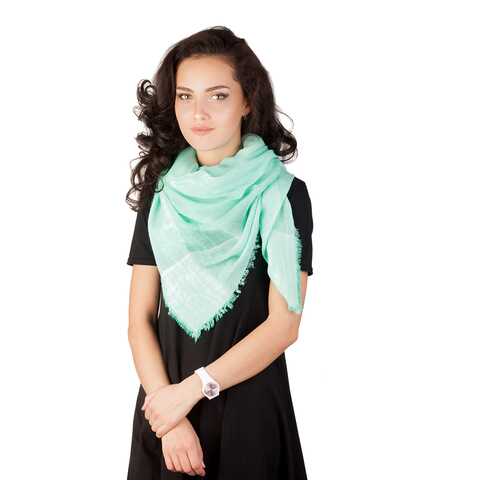 Платок женский Le Motif Couture ZDF01-20 бирюзовый в Black Star Wear