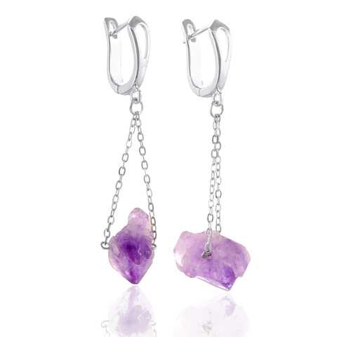 Серьги L'attrice, вставка аметист, артикул 54655573 в Black Star Wear
