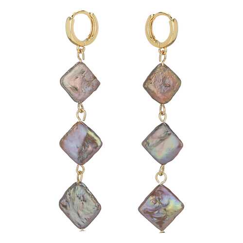 Серьги женские My-bijou 303-1603 коричневые в Black Star Wear