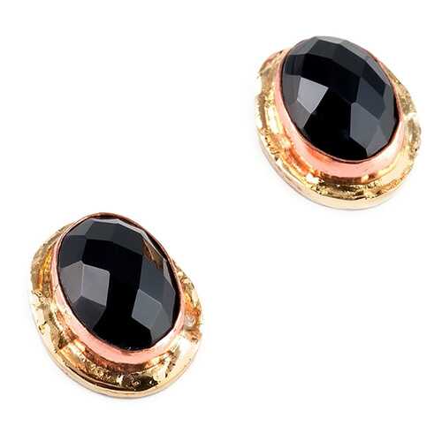 Серьги женские Selena 20107040 черные/золотистые в Black Star Wear