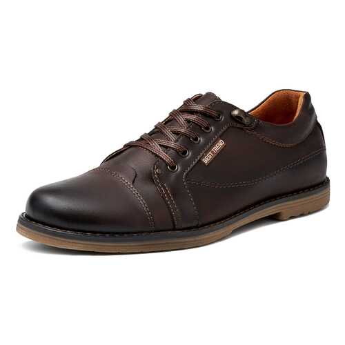 Полуботинки мужские Alessio Nesca 25807760 коричневые 39 RU в Black Star Wear