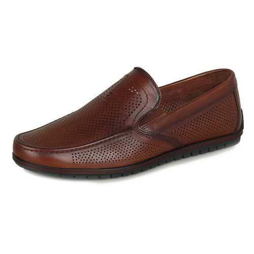 Мокасины мужские Alessio Nesca DSR2020-15 коричневые 42 RU в Black Star Wear