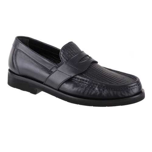 Мокасины мужские ZENUX 77152PNAPPBLBL синие 39 RU в Black Star Wear