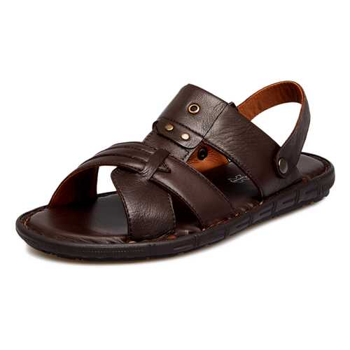 Сандалии мужские Pierre Cardin 02806190 коричневые 45 RU в Black Star Wear
