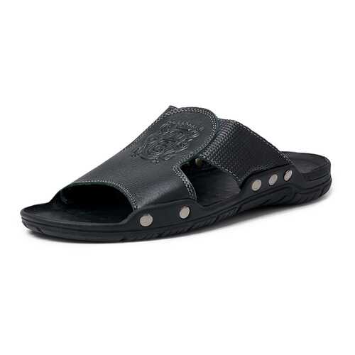 Шлепанцы мужские Alessio Nesca Z85 черные 43 RU в Black Star Wear