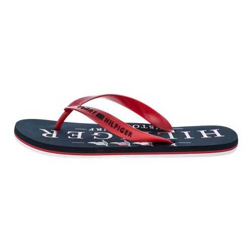 Шлепанцы мужские Tommy Hilfiger FM0FM02699 синие 42 US в Black Star Wear