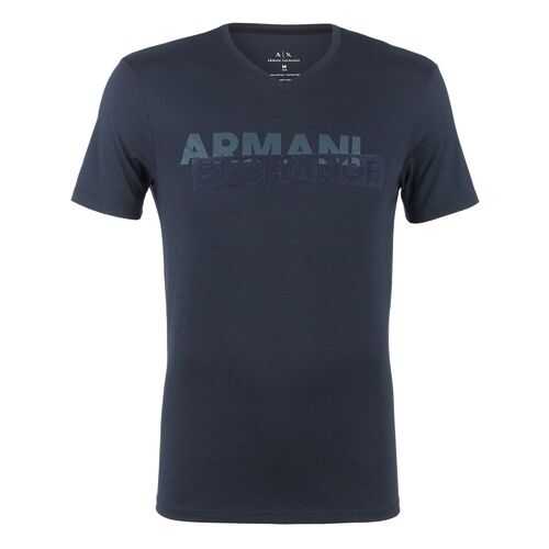 Футболка мужская Armani Exchange 3HZTBF ZJA5Z синяя XL в Black Star Wear