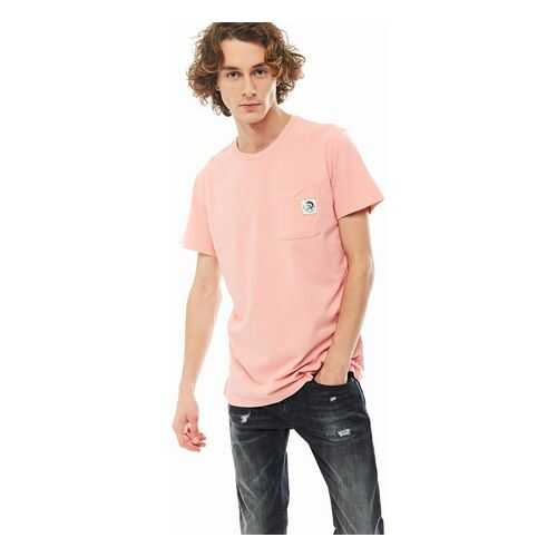 Футболка мужская DIESEL 00SEFC 0BAZE 37Z розовая S в Black Star Wear