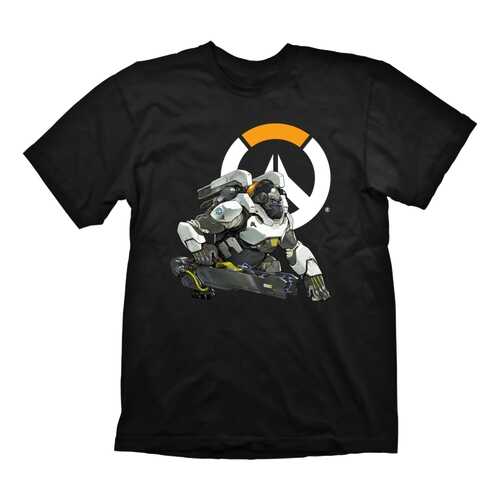 Футболка мужская Gaya Entertainment Overwatch Winston Logo черная XL в Black Star Wear