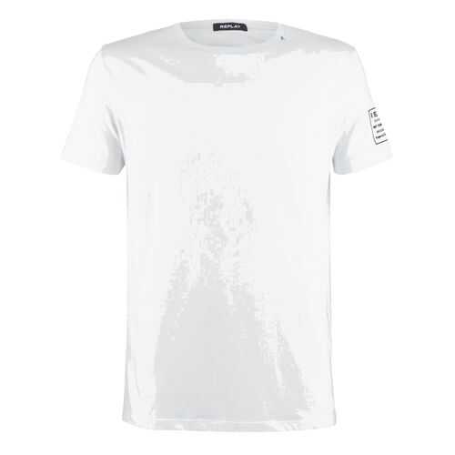 Футболка мужская Replay M3026.22038.001 белая M INT в Black Star Wear