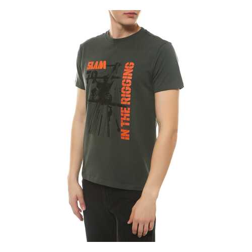 Футболка мужская SLAM S112468S00 зеленая XL в Black Star Wear