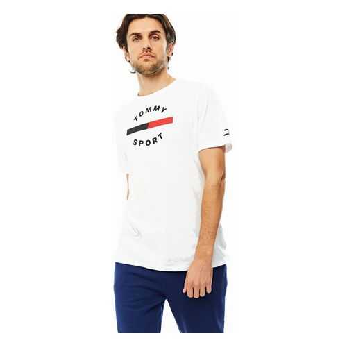 Футболка мужская Tommy Sport S20S200451 белая XL в Black Star Wear