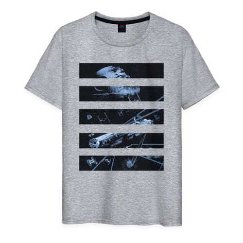 Футболка мужская ВсеМайки 1689655 серая M в Black Star Wear