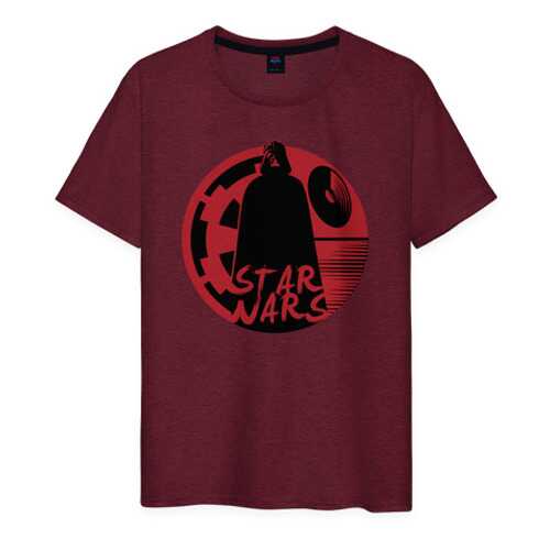 Футболка мужская ВсеМайки 1825823 бордовая XXXL в Black Star Wear