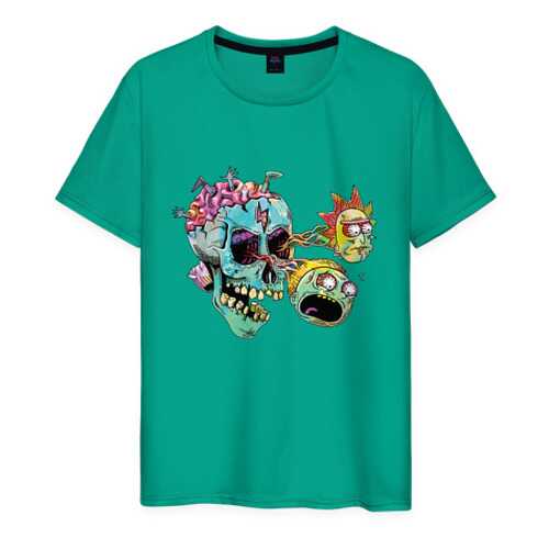 Футболка мужская ВсеМайки 1852951 зеленая XL в Black Star Wear