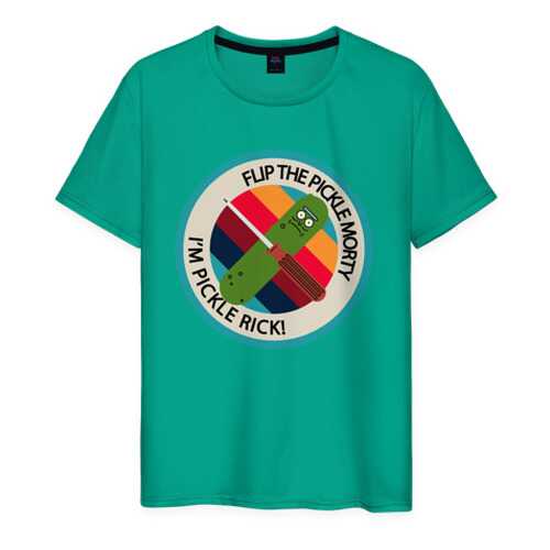 Футболка мужская ВсеМайки 1856969 зеленая XXXL в Black Star Wear