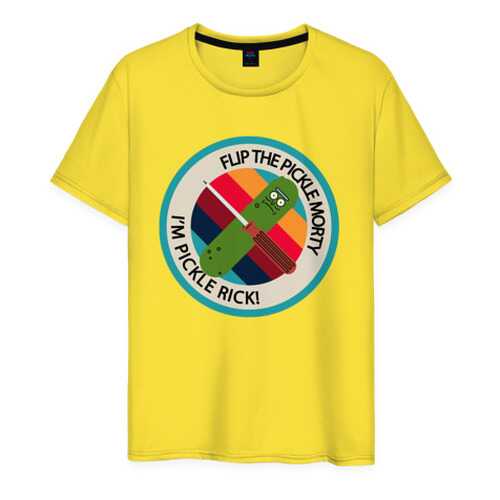 Футболка мужская ВсеМайки 1856969 желтая XXXL в Black Star Wear