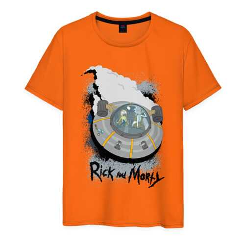Футболка мужская ВсеМайки 1976987 оранжевая XL в Black Star Wear