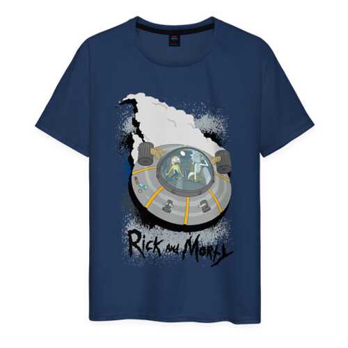 Футболка мужская ВсеМайки 1976987 синяя XXS в Black Star Wear