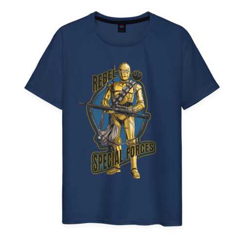 Футболка мужская ВсеМайки 1984119 синяя XL в Black Star Wear