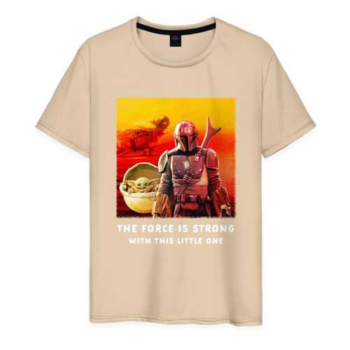 Футболка мужская ВсеМайки 2147231 бежевая L в Black Star Wear