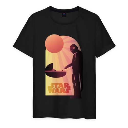 Футболка мужская ВсеМайки 2147241 черная XXXL в Black Star Wear