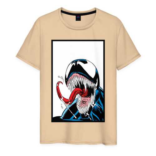Футболка мужская ВсеМайки 2155009 бежевая M в Black Star Wear