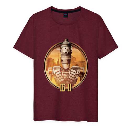 Футболка мужская ВсеМайки 2177795 бордовая S в Black Star Wear