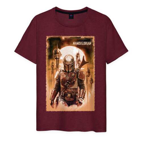 Футболка мужская ВсеМайки 2177877 бордовая XXS в Black Star Wear
