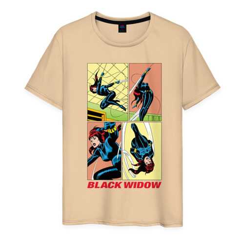 Футболка мужская ВсеМайки 2210637 бежевая XL в Black Star Wear