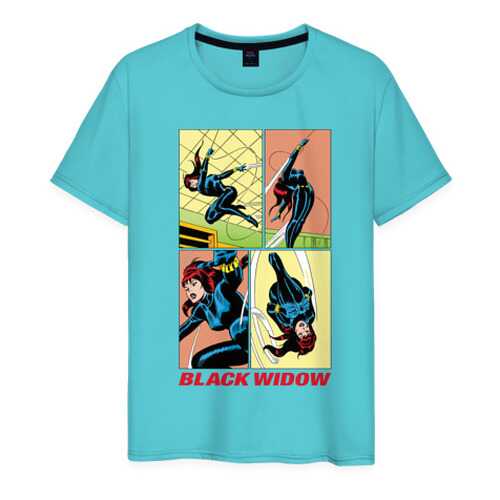 Футболка мужская ВсеМайки 2210637 бирюзовая XS в Black Star Wear
