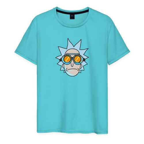 Футболка мужская ВсеМайки 2460927 бирюзовая XXL в Black Star Wear