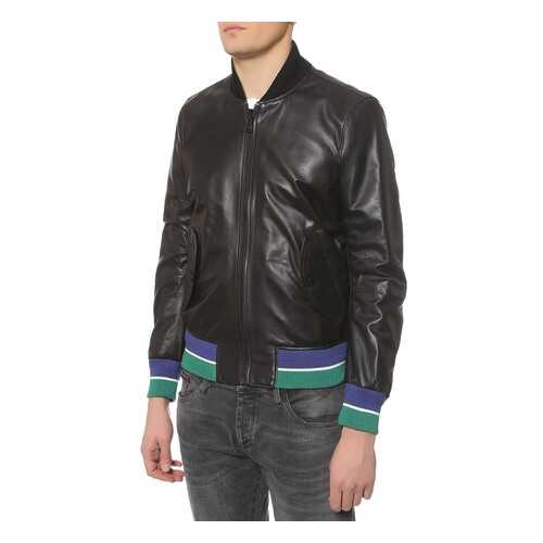 Куртка кожаная мужская Tommy Hilfiger черная 54 в Black Star Wear