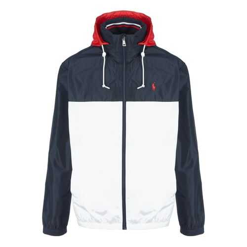 Ветровка мужская Polo Ralph Lauren 710777218001 белая XXL в Black Star Wear