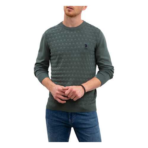 Джемпер мужской U.S. POLO Assn. G081SZ0TK0TCP01-BSK9 зеленый 2XL в Black Star Wear
