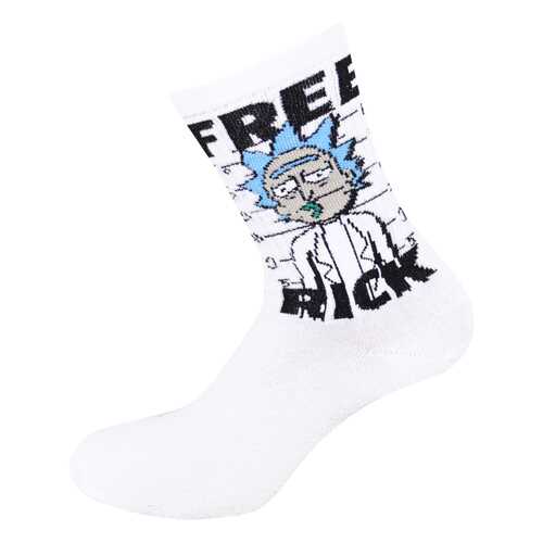 Носки мужские LUI 03_Профессор Free белые Unica (40-45) в Black Star Wear