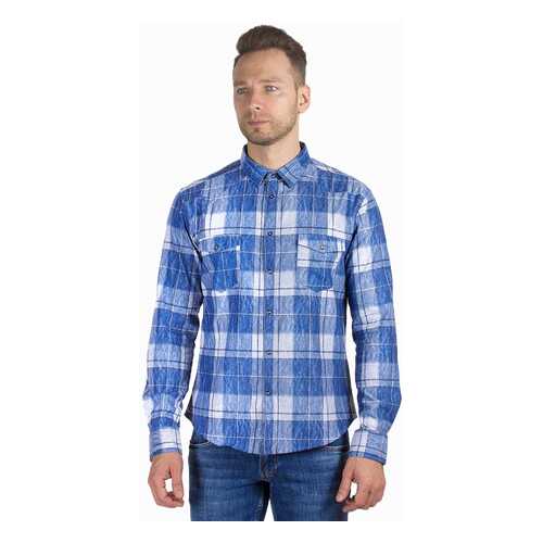 Рубашка мужская Dairos GD81100377 синяя 4XL в Black Star Wear
