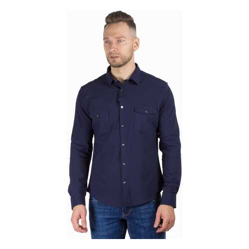 Рубашка мужская Dairos GD81100384 синяя 3XL в Black Star Wear