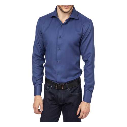 Сорочка мужская Kanzler 18W-SC10SLSN/03-1 синяя 40 RU в Black Star Wear