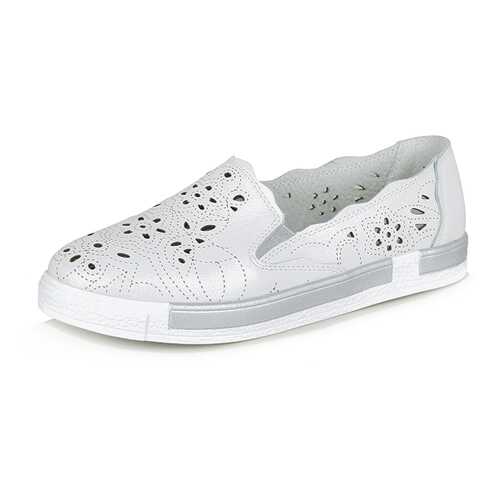 Слипоны женские Alessio Nesca MYZ20S-91 белые 39 RU в Black Star Wear