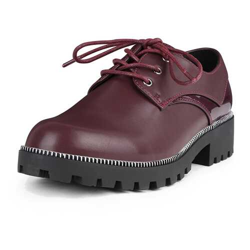 Полуботинки женские T.Taccardi K0410LC-4B бордовые 38 RU в Black Star Wear