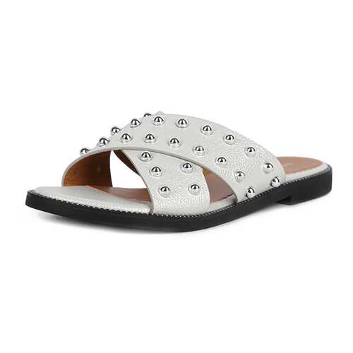 Шлепанцы женские T.Taccardi MT20S-160 серебристые 37 RU в Black Star Wear